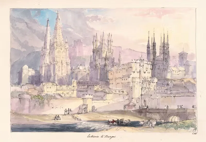 Entrance to Burgos — Charles Hamilton Smith