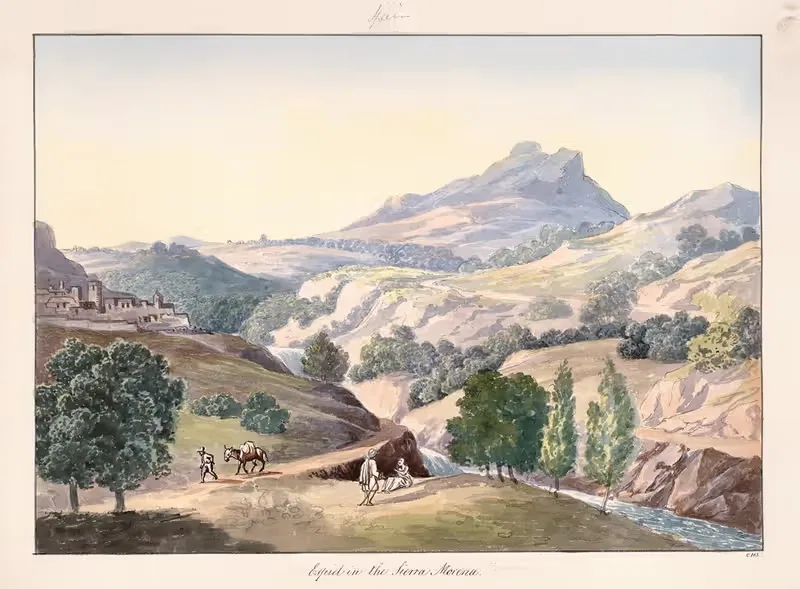 Espiel in the Sierra Morena — Charles Hamilton Smith