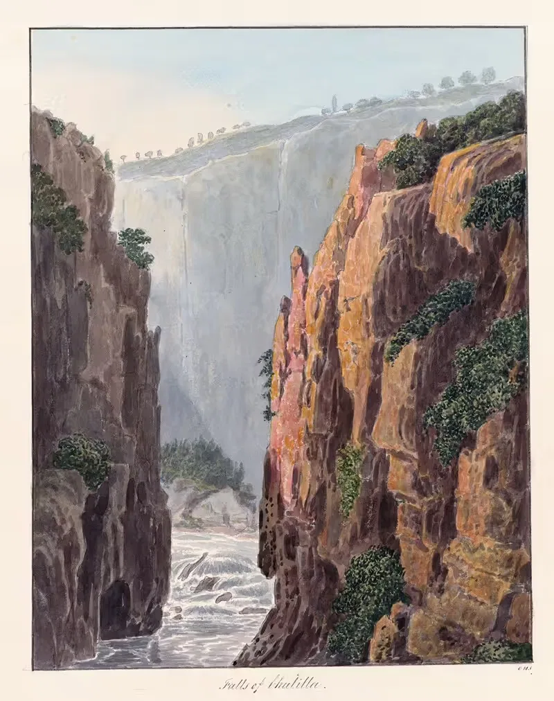 Falls of the Chulilla — Charles Hamilton Smith