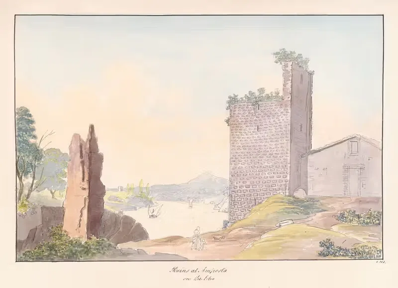 Ruins at Amposta on the Ebro — Charles Hamilton Smith