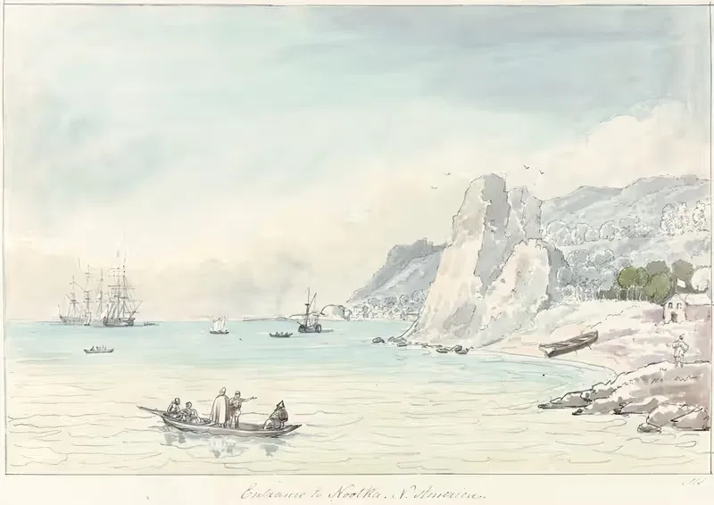 Entrance to Nootka — Charles Hamilton Smith