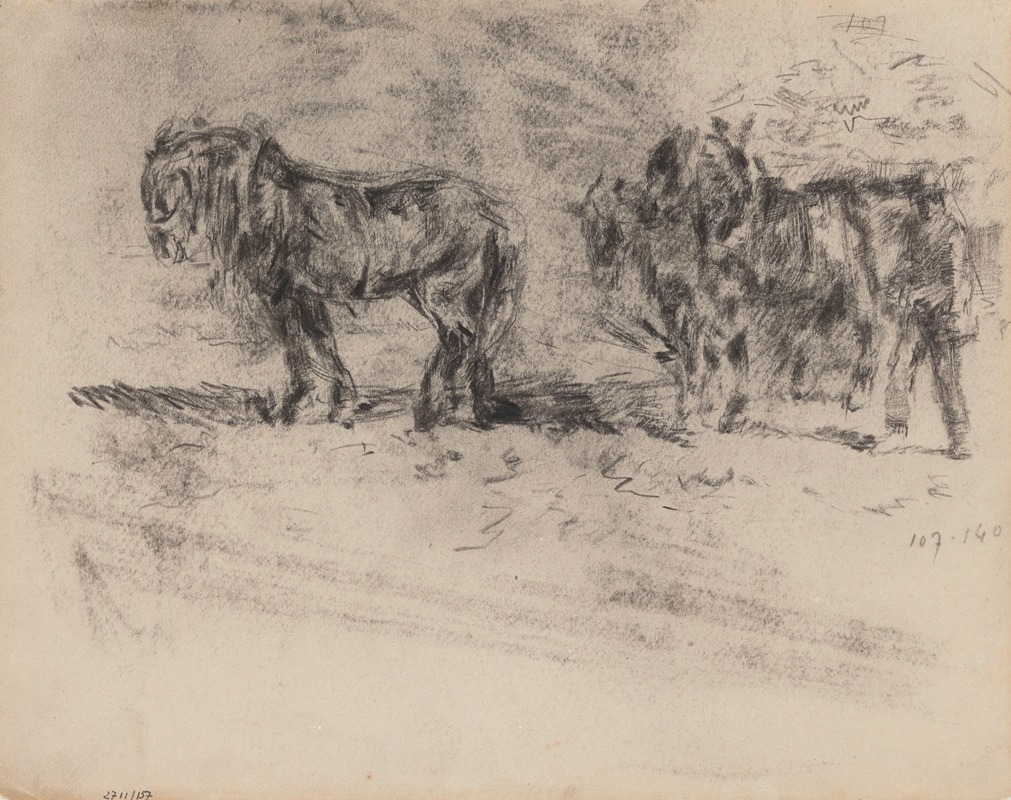 A Horses Span in Zealand — James Ensor