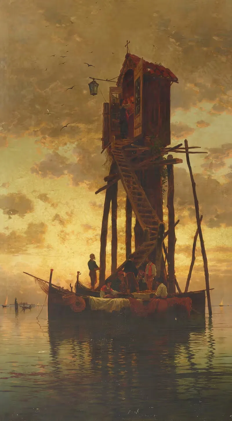 Уход за святыней by Герман Давид Саломон Корроди — digital art print download