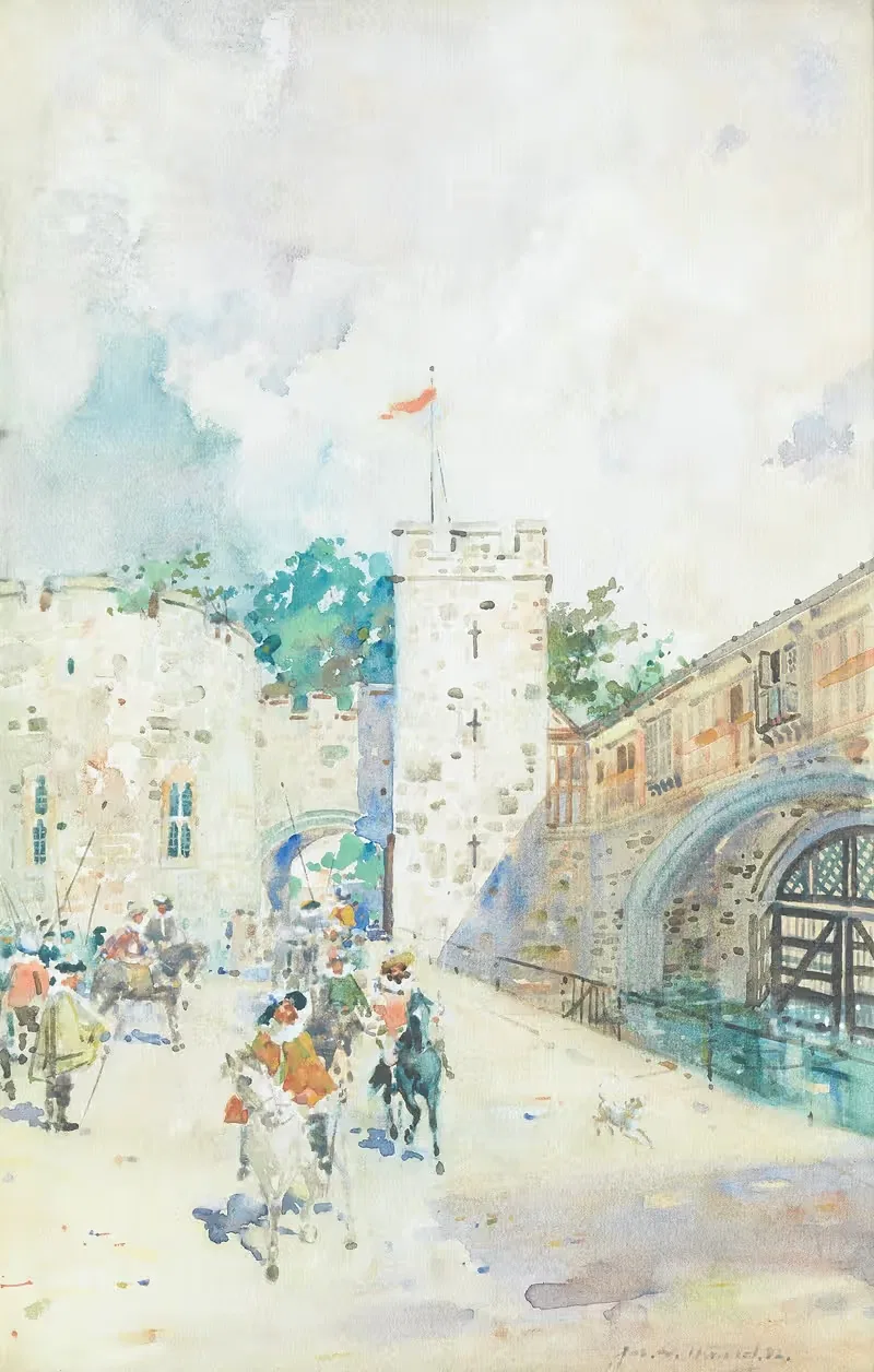 Tower of London and Traitors Gate — James Watterston Herald