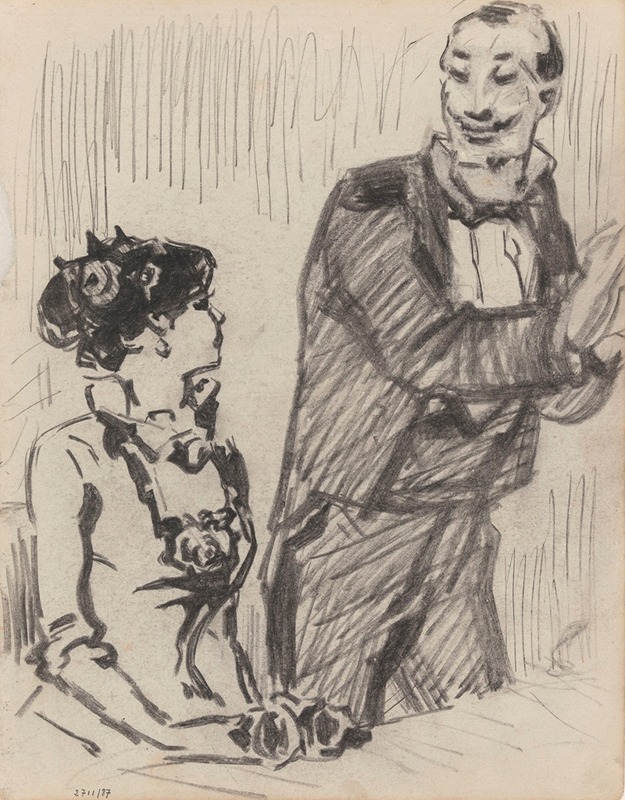 At the Loge by James Ensor — digital art print download