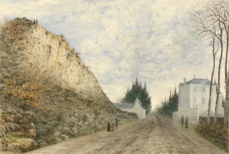 Spa, Germany – a road flanked by a high bank — Robert Streatfeild
