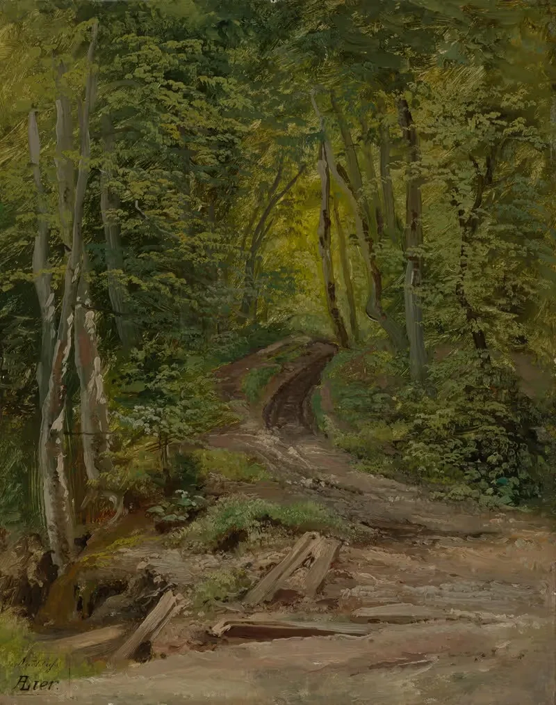 Глубь леса by Адольф Генрих Лиер — digital art print download