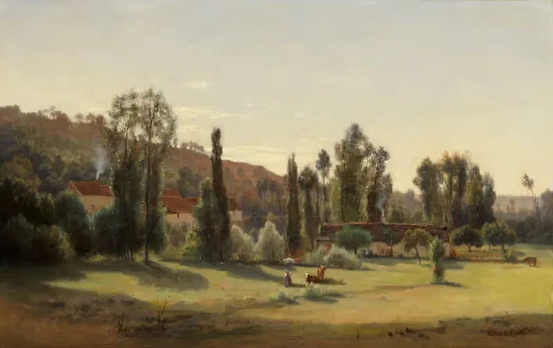 Landschaft bei Marcoussis by Antoine Chintreuil, 1864 — digital art print download