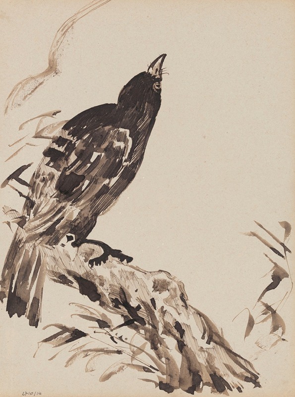 Chinoiserie, a Bird by Джеймс Энсор — digital art print download