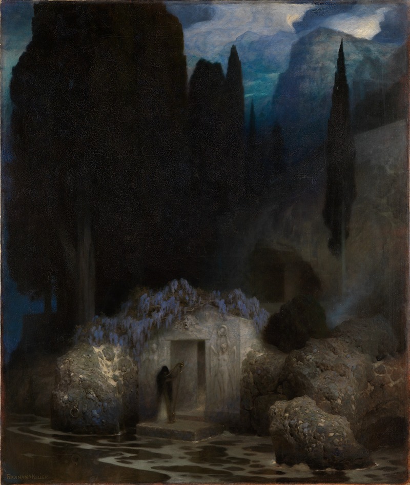 Гробница Бёклина by Фердинанд Келлер, 1901-1902 — digital art print download