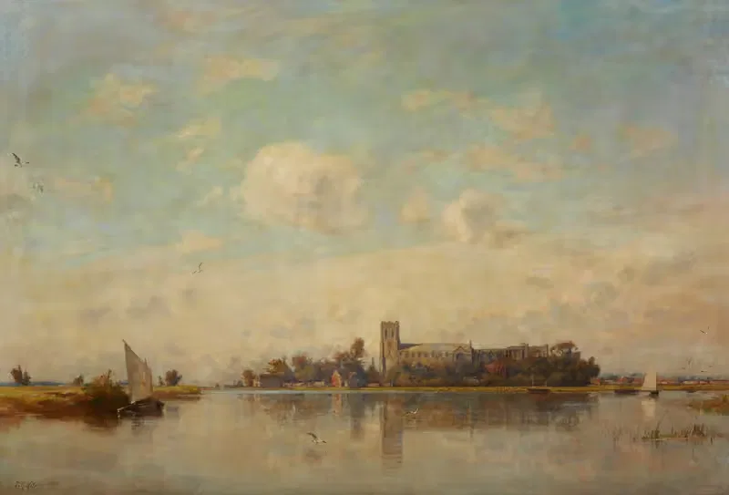 Christchurch Priory, Hampshire — Frederick George Cotman