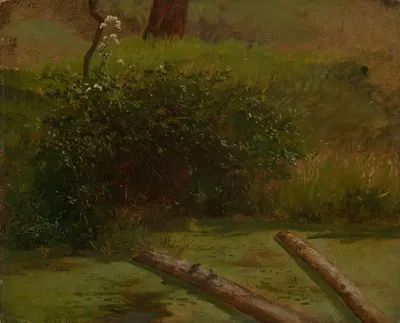 Цветущий чертополох by Густав Остеррот, 1861 — digital art print download
