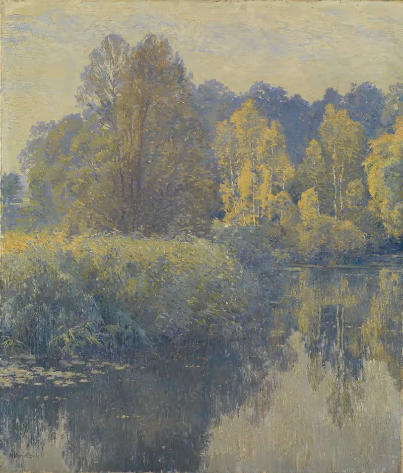 Frühnebel by Hans Burnitz, 1906 — digital art print download