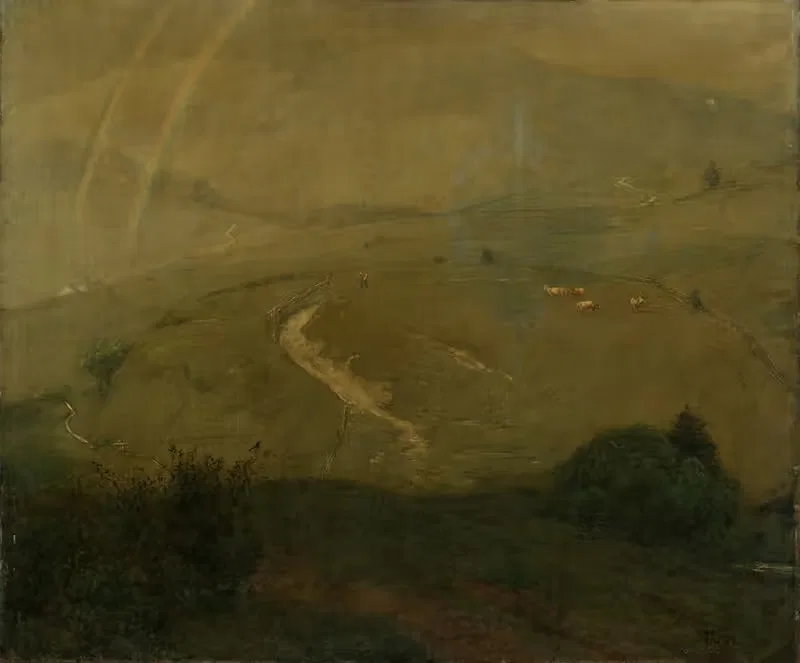 Дождь в Черном лесу by Ханс Тома, 1882 — digital art print download