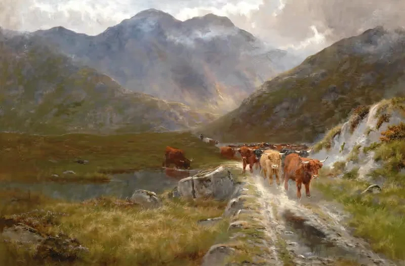 Дорога на севере by Генри Хэдфилд Кьюбли, 1885 — digital art print download