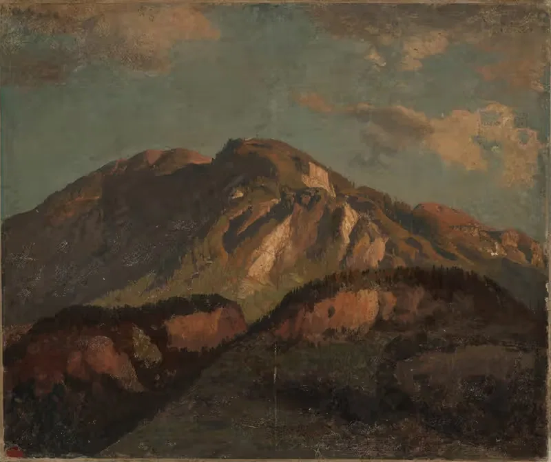 Bergrücken (wohl) in Graubünden — Johann Wilhelm Schirmer