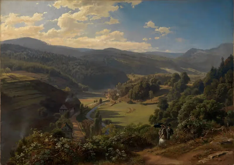Das Geroldsauertal bei Baden-Baden — Johann Wilhelm Schirmer