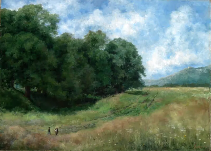 Feldweg bei Kronberg im Taunus — Louis Eysen