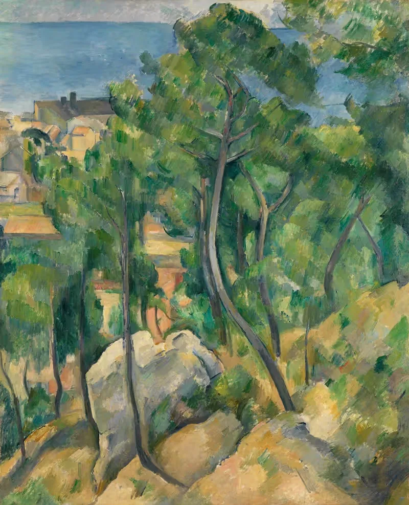 Blick auf das Meer bei L'Estaque — Paul Cézanne