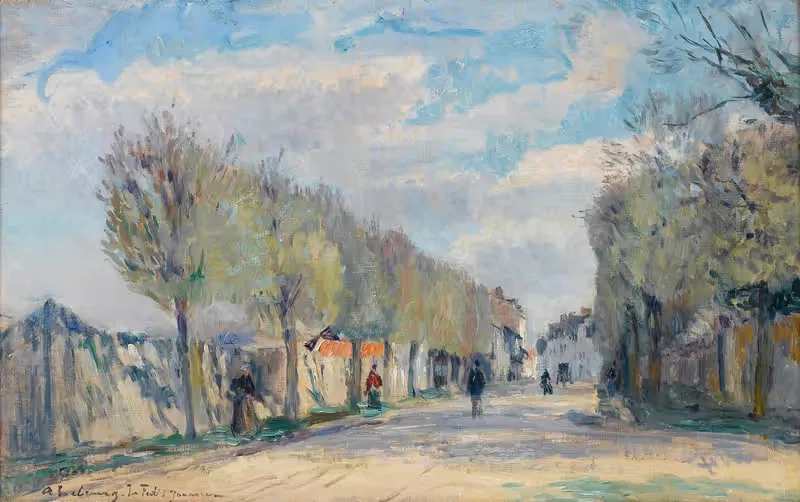 Rue à la Ferté sous Jouarre — Albert Lebourg