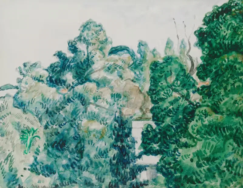 Parc à Vernet-les-Bains, Pyrénées-Orientales — Albert Marquet