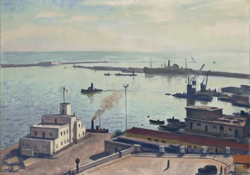 Порт зимой by Альбер Марке, 1945 — digital art print download