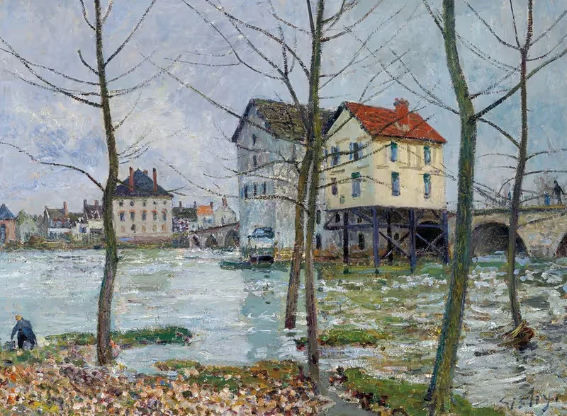 Мельницы Море–Зима — Альфред Сислеи