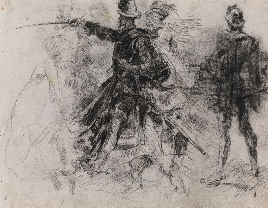 Don Quixote by Джеймс Энсор, 1880 — digital art print download