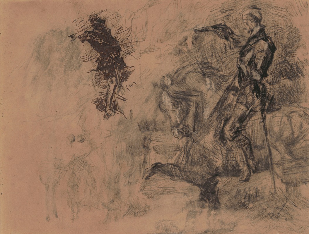Don Quixote by James Ensor, 1880 — digital art print download