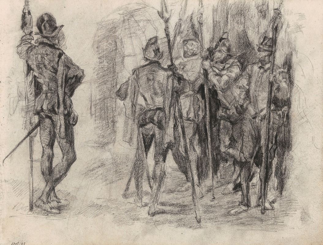 Don Quixote by Джеймс Энсор — digital art print download