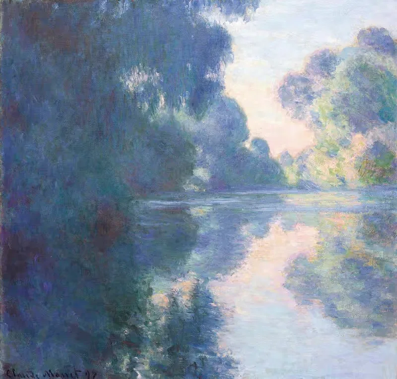 Утро на Сене by Клод Моне, 1897 — digital art print download