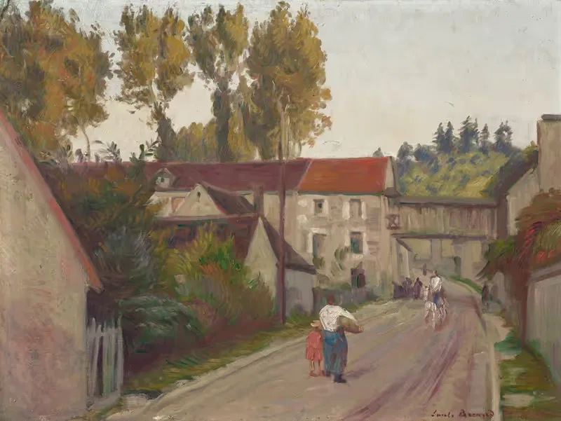 Vue de tonnerre ou Le moulin d'enfer — Emile Bernard