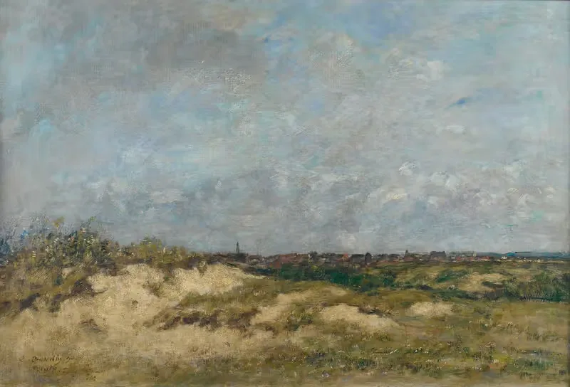 Берк, дюны в плохую погоду by Южен Буден, 1890 — digital art print download