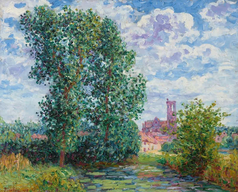 Эффект солнца в грозу, Ларшан by Франсис Пикабия, 1908 — digital art print download