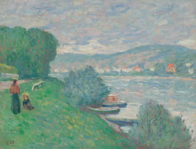 Bord de la Seine à Meulan — Georges d'Espagnat