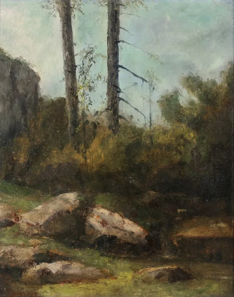 La Garenne de Bussac en Saintogne — Gustave Courbet