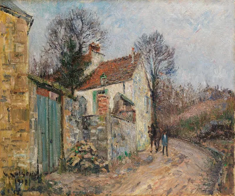 Le chemin de la Plaine, Pontoise — Gustave Loiseau