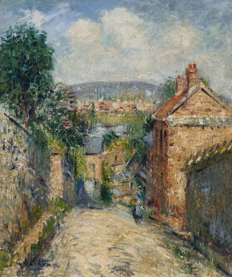 Улица Тюрингия, Бонсекур, Руэн by Гюстав Луазо, 1930 — digital art print download
