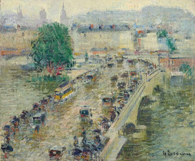 Мост Корнель в Руане by Гюстав Луазо, 1927 — digital art print download