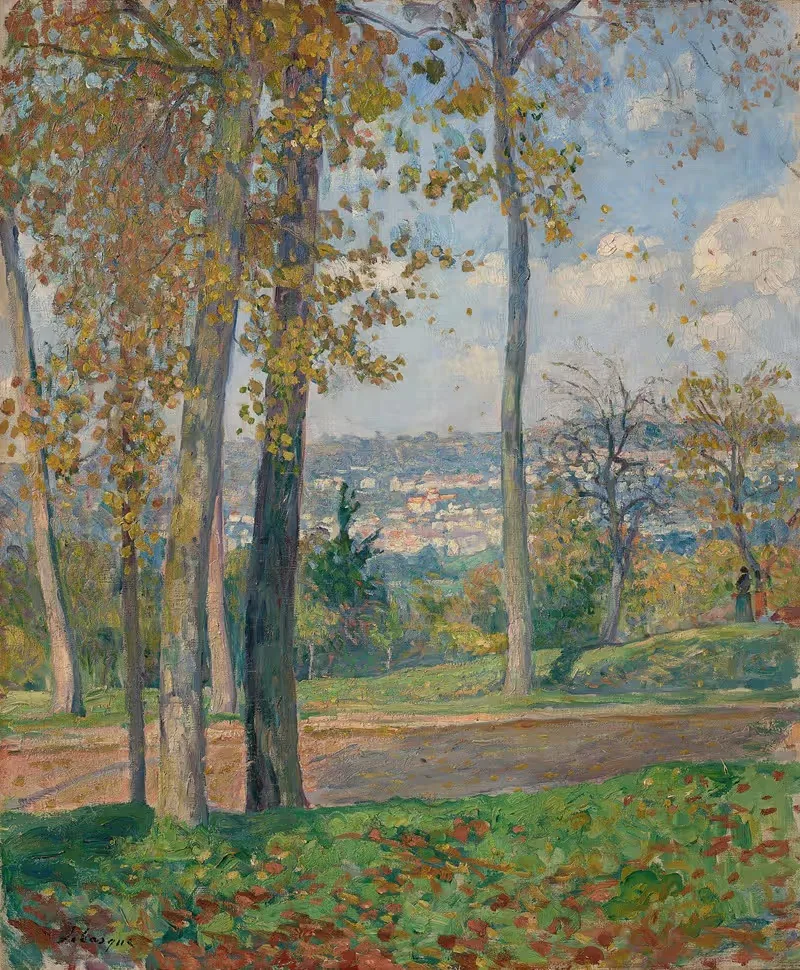Vue du Parc de Saint-Cloud by Henri Lebasque — digital art print download