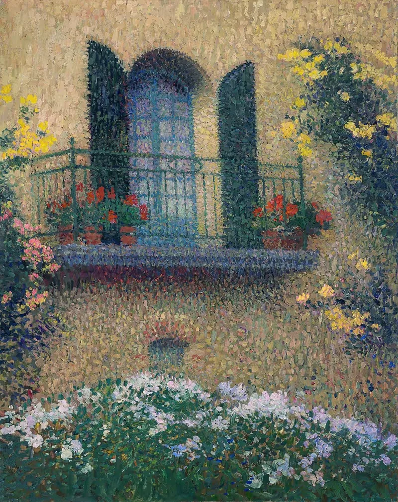 Балкон Жореса by Анри Мартен — digital art print download
