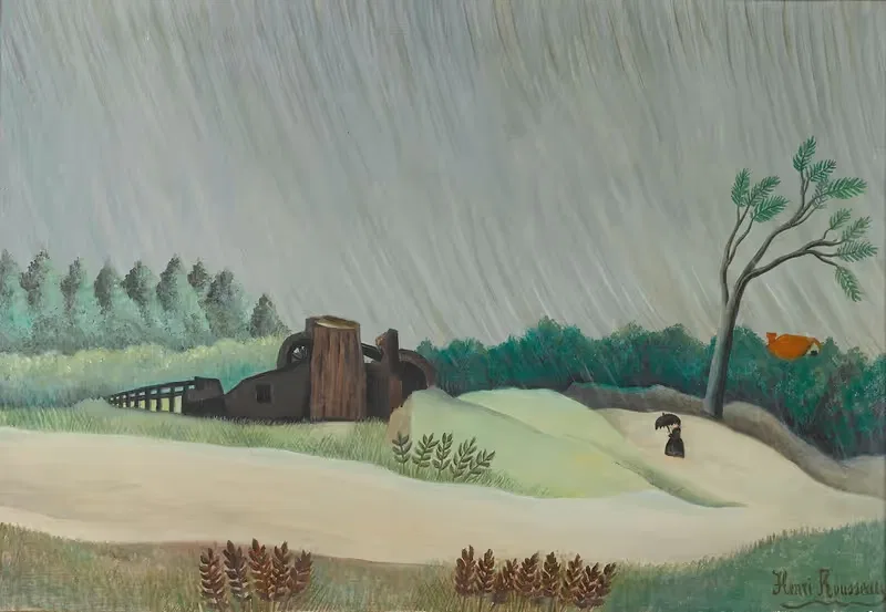 Un matin de pluie by Henri Rousseau — digital art print download