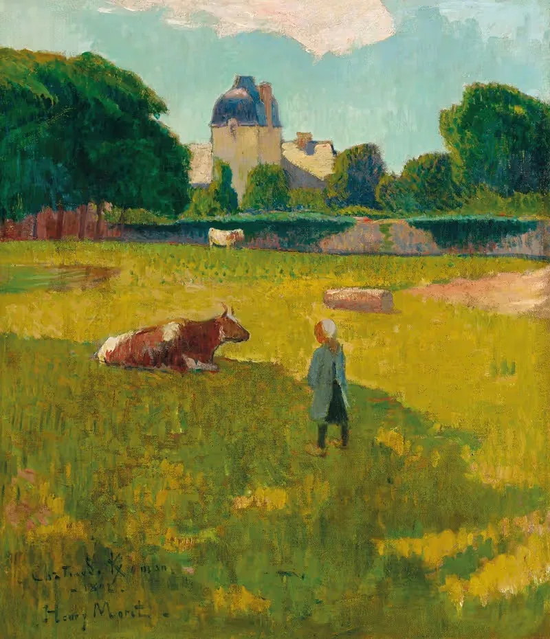 Le Château de Keroman by Henry Moret, 1892 — digital art print download