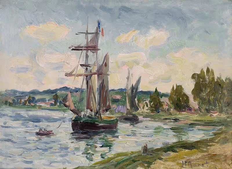 Bateaux dans la rade by Henry Moret — digital art print download