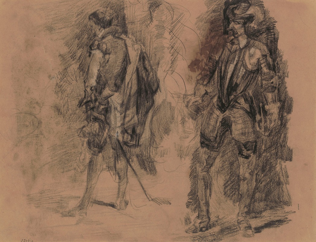 Don Quixote by James Ensor, 1877-1878 — digital art print download