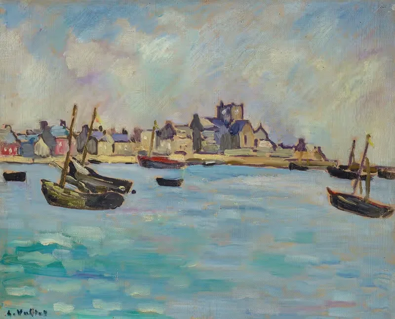 Морской пейзаж by Луи Вальтат, 1928 — digital art print download