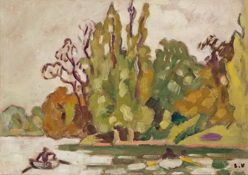 Буа де Булонь by Луи Вальтат, 1938 — digital art print download