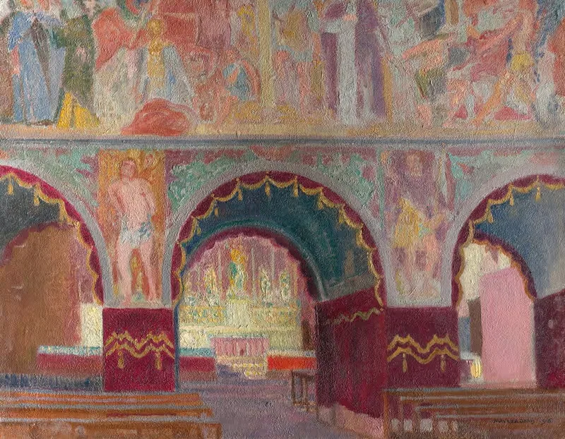 Фрески Луини в Лугано by Морис Дени, 1916 — digital art print download