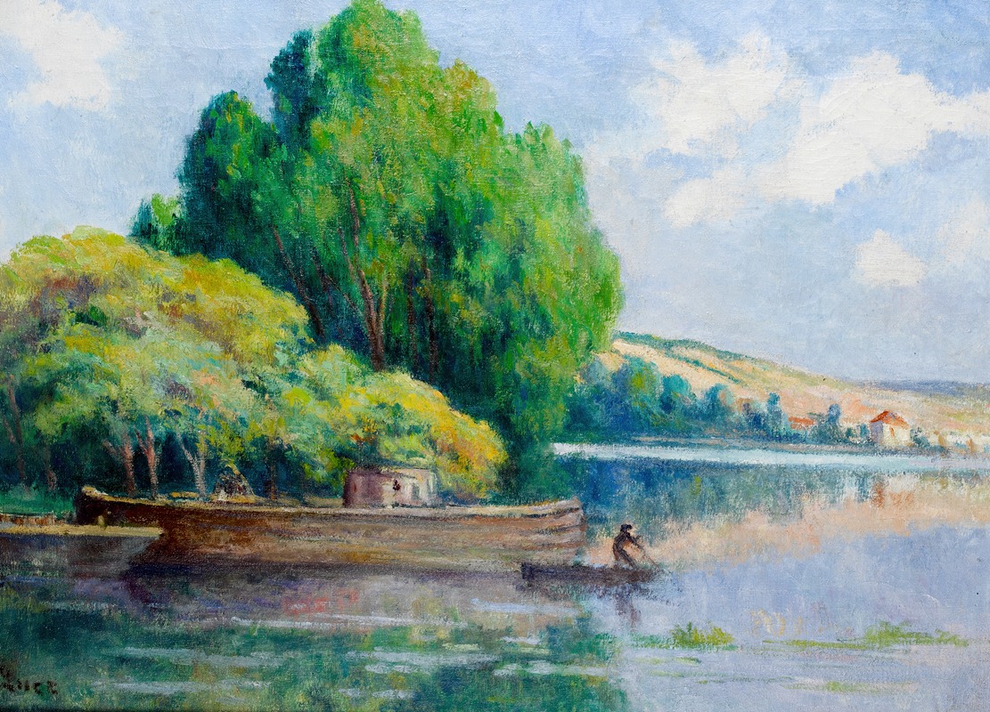 Река by Максимильен Люс — digital art print download