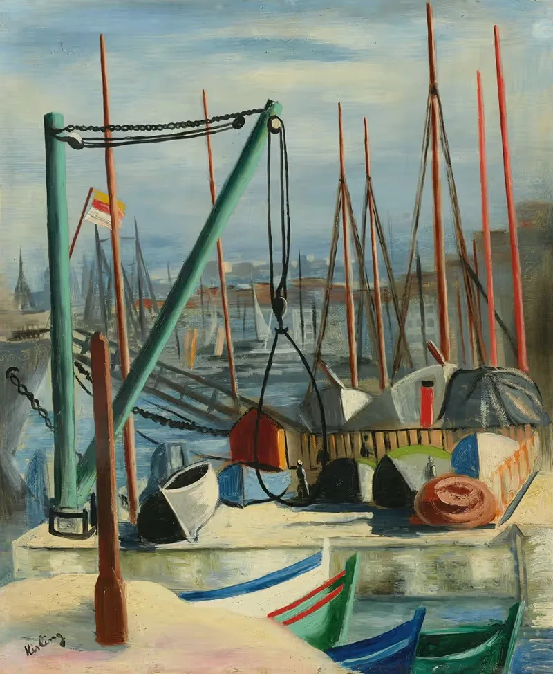 Порт Марселя by Моис Кислинг, 1930 — digital art print download